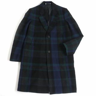 【極美品】 PaulSmith チェスターコート 現行 ドット M ダークグレー