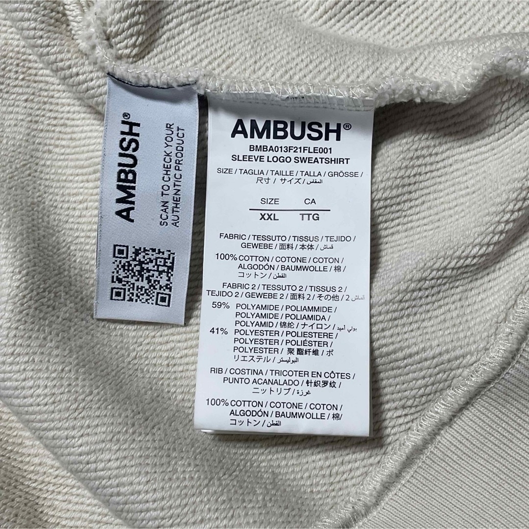 AMBUSH(アンブッシュ)のAMBUSH アンブッシュ スウェット トレーナー スリーブロゴ メンズのトップス(スウェット)の商品写真