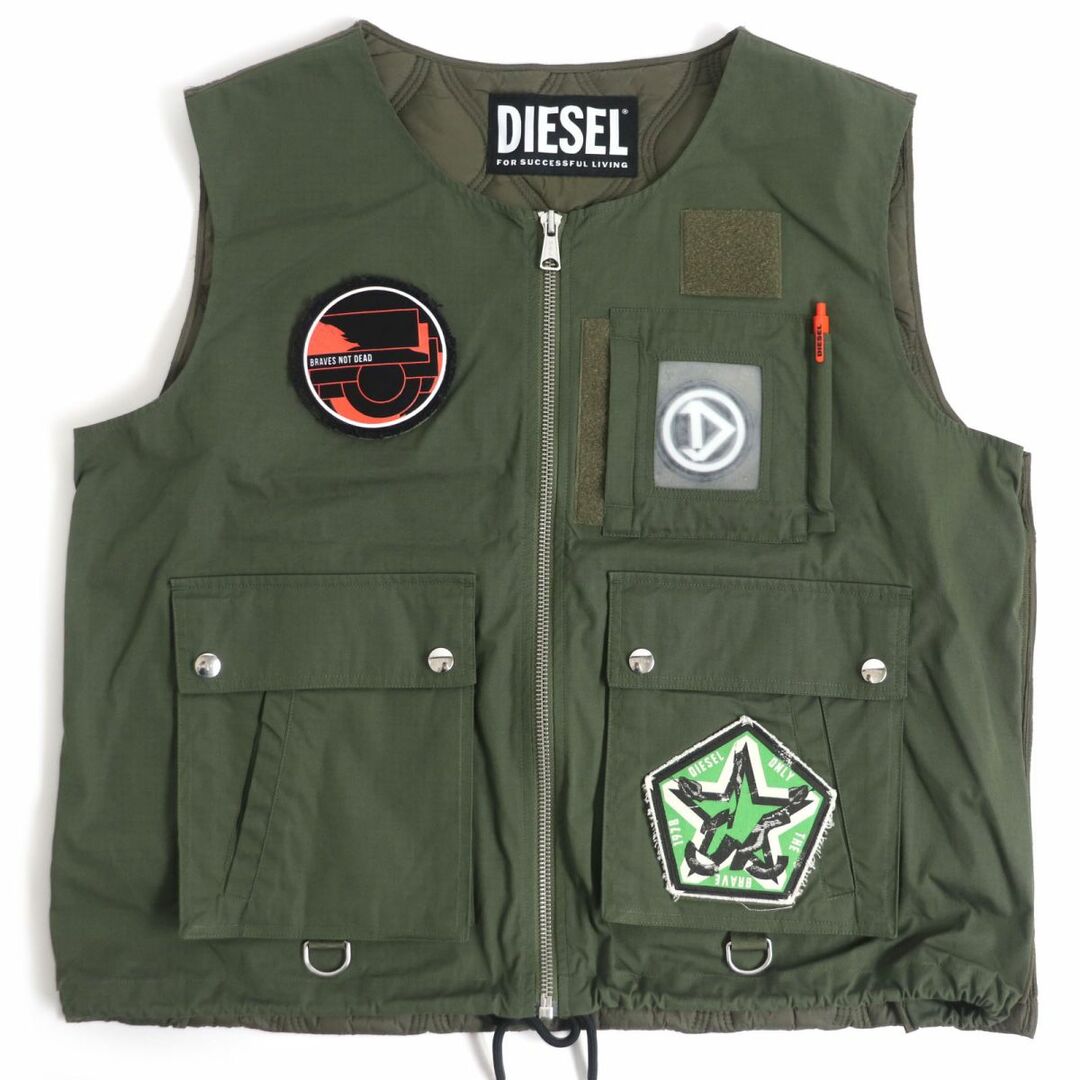 極美品□DIESEL/ディーゼル パッチワーク ジップアップ J-LUKI JACKET