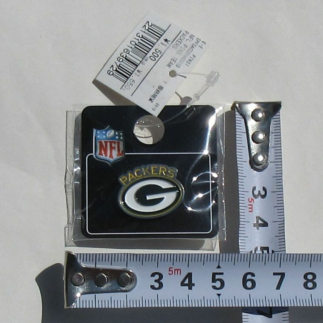 新品 NFL ピンバッジ グリーンベイ パッカーズ アメフト ピンバッチ スポーツ/アウトドアのスポーツ/アウトドア その他(アメリカンフットボール)の商品写真