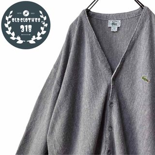 ラコステ(LACOSTE)の【IZOD LACOSTE】90s USA製 アクリルニット カーディガン XL(カーディガン)