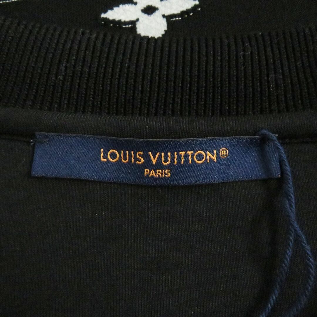 LOUIS VUITTON(ルイヴィトン)の未使用品□23AW LOUIS VUITTON/ルイヴィトン 1AAU84 グラディエント モノグラム フィルクーペ スウェットシャツ/トレーナー 黒 XL 伊製 メンズのトップス(ニット/セーター)の商品写真