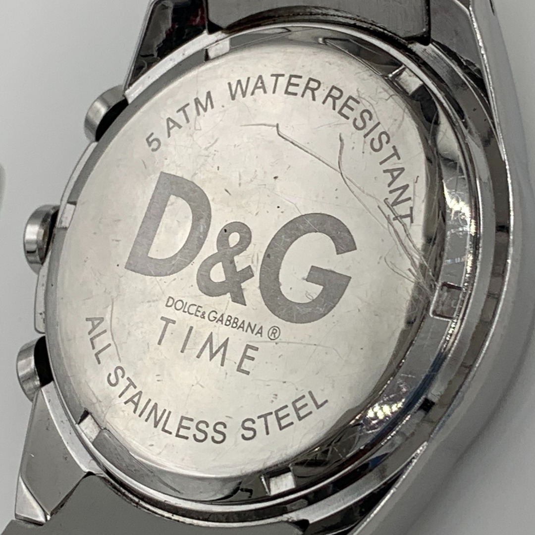 DOLCE&GABBANA(ドルチェアンドガッバーナ)の〇〇DOLCE & GABBANA ドルチェアンドガッバーナ TIME クロノグラフ 腕時計 メンズの時計(腕時計(アナログ))の商品写真