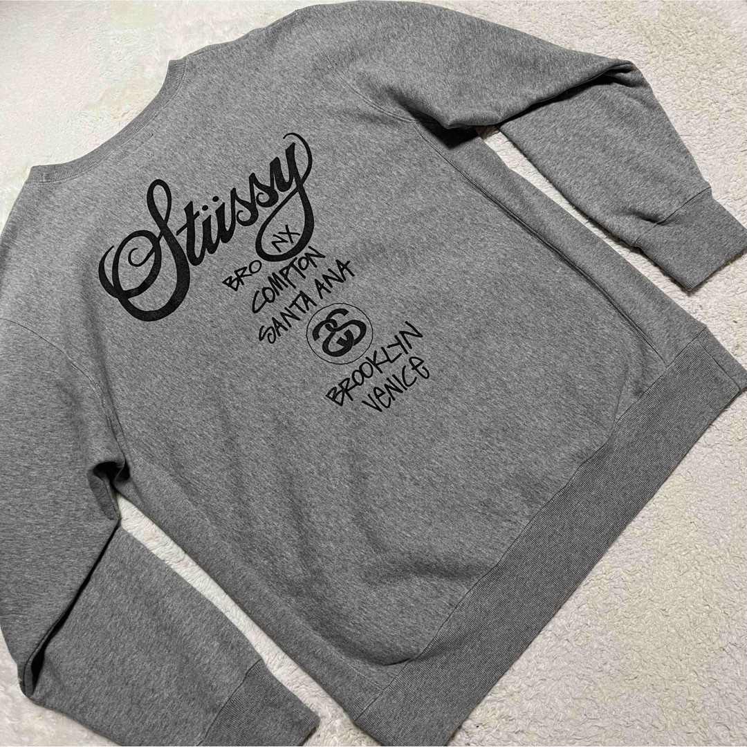 STUSSY - STUSSY ステューシー スウェット トレーナー 裏起毛 メンズ L