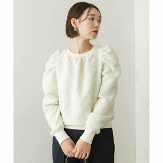 アーバンリサーチロッソ(URBAN RESEARCH ROSSO)の【OFF WHITE】F by ROSSO ジャガードタックプルオーバー(カットソー(長袖/七分))