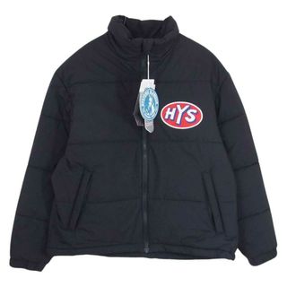 ヒステリックグラマー(HYSTERIC GLAMOUR)のHYSTERIC GLAMOUR ヒステリックグラマー 02223AB18 HYS OVAL アップリケ スタンドカラー ジャケット ブラック系 M【美品】【中古】(その他)