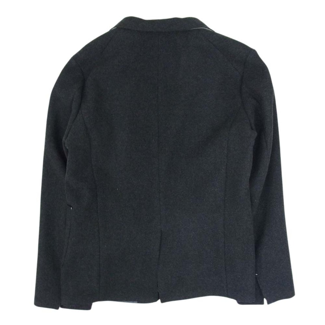 SUNSEA(サンシー)のSUNSEA サンシー 19AW 19A38 Cut Off Melton Jacket ウール カットオフ テーラード ジャケット グレー系 3【中古】 メンズのジャケット/アウター(その他)の商品写真