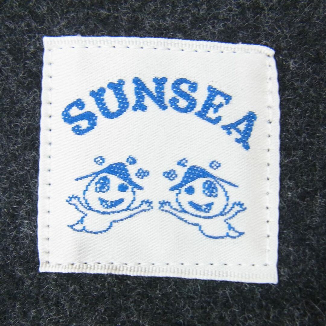 SUNSEA(サンシー)のSUNSEA サンシー 19AW 19A38 Cut Off Melton Jacket ウール カットオフ テーラード ジャケット グレー系 3【中古】 メンズのジャケット/アウター(その他)の商品写真