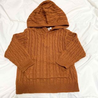 B:MING LIFE STORE by BEAMS - ビーミングバイビームス　ケーブルニットパーカー　新品　タグ付き　ニット　子供服