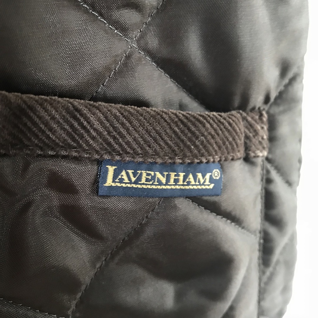 LAVENHAM(ラベンハム)のラベンハムbrown色フードアウター レディースのジャケット/アウター(ブルゾン)の商品写真