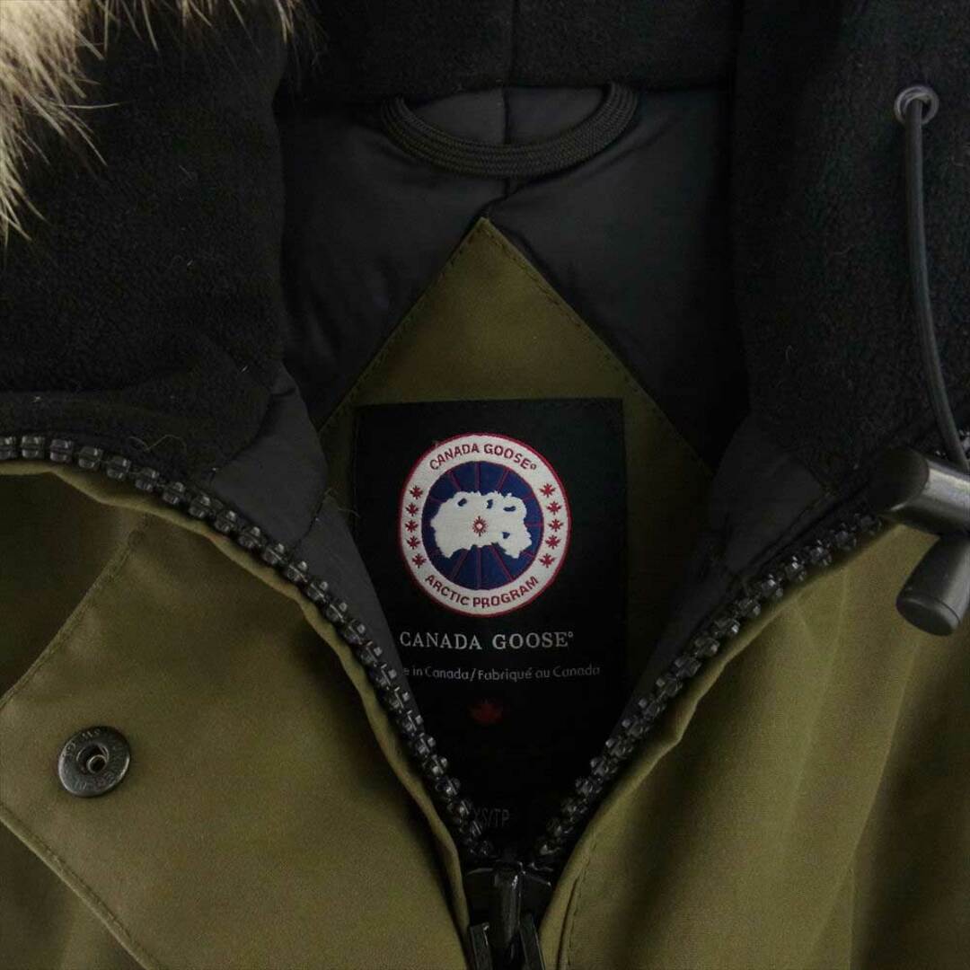 CANADA GOOSE(カナダグース)のCANADA GOOSE カナダグース ダウンジャケット 3037L 国内正規品 サザビーリーグ Victoria Parka ヴィクトリア パーカー ダウン ジャケット モスグリーン系 XS【中古】 レディースのジャケット/アウター(その他)の商品写真