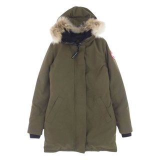 カナダグース(CANADA GOOSE)のCANADA GOOSE カナダグース ダウンジャケット 3037L 国内正規品 サザビーリーグ Victoria Parka ヴィクトリア パーカー ダウン ジャケット モスグリーン系 XS【中古】(その他)