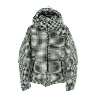 モンクレール(MONCLER)のモンクレールジーニアス ×フラグメントデザイン fragment design  23AW  SOCOTRINE ハウンドトゥース総柄フーデッドダウンジャケット メンズ 2(ダウンジャケット)