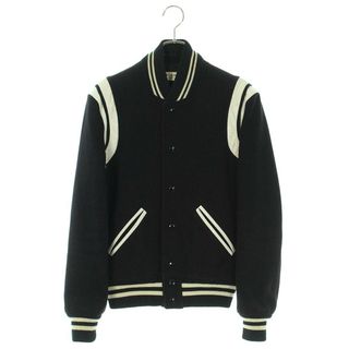 サンローラン(Saint Laurent)のサンローランパリ  15AW  テディ/354718 YYL80 レザートリムスタジャンブルゾン メンズ 44(ブルゾン)