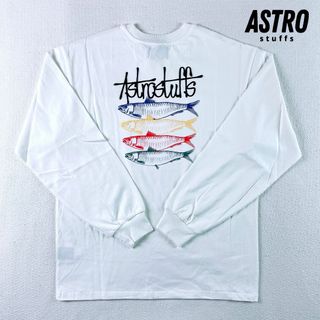 ASTRO stuffs☆Animal☆ロングTシャツ☆白S(Tシャツ(長袖/七分))