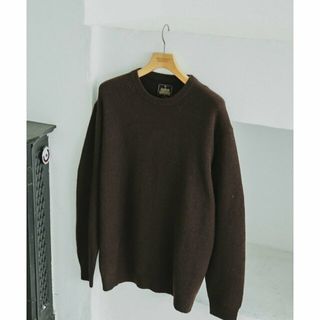 アーバンリサーチドアーズ(URBAN RESEARCH DOORS)の【BROWN】ハミルトンウールクルーネックニット(ニット/セーター)