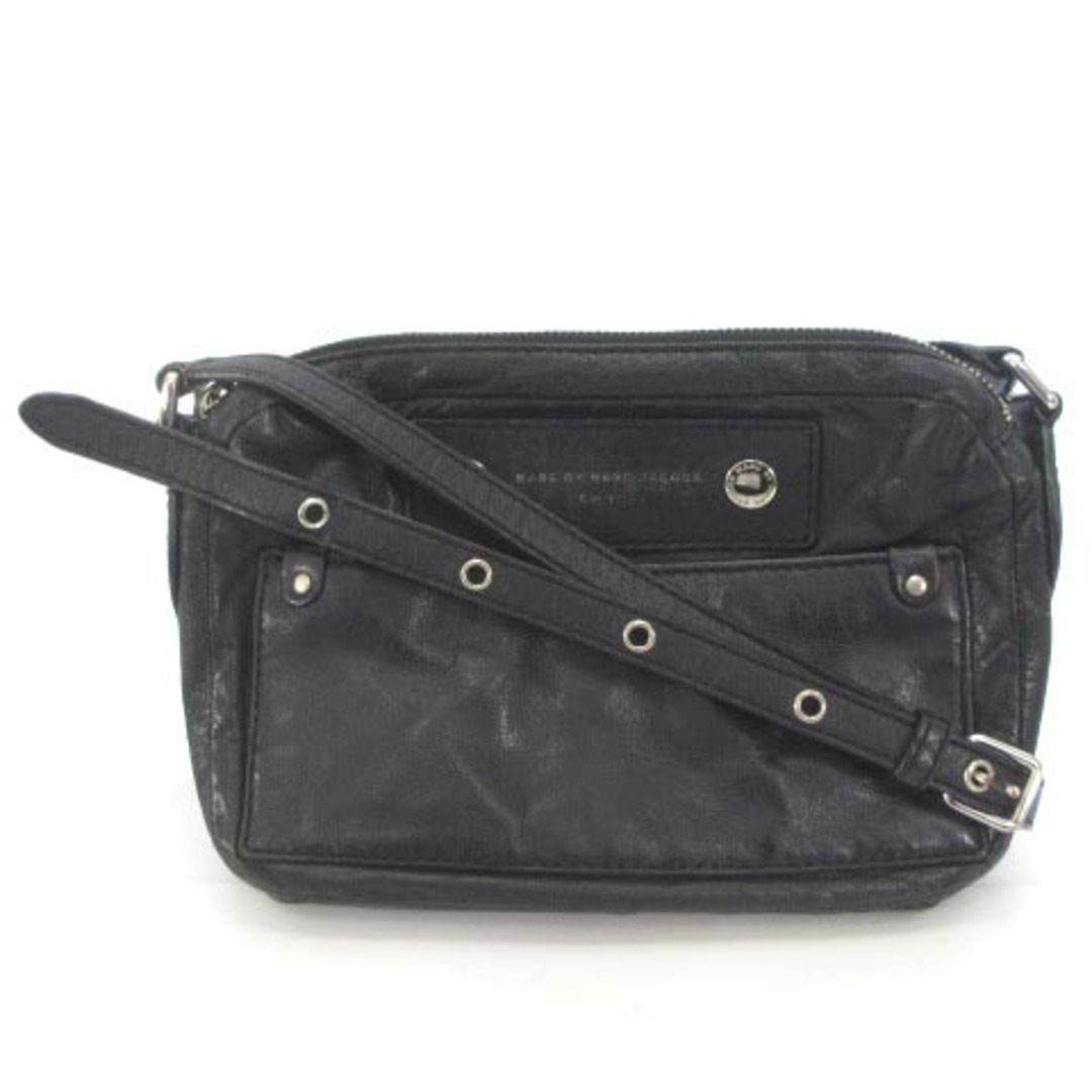 MARC BY MARC JACOBS ショルダーバッグ 牛革 ブラック 黒