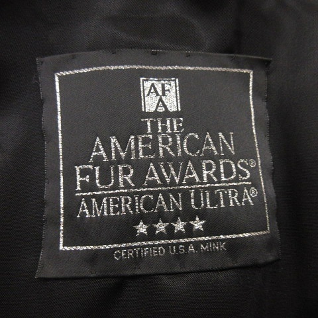 THE AMERICAN FUR AWARDS ミンク コート 4つ星 黒 F