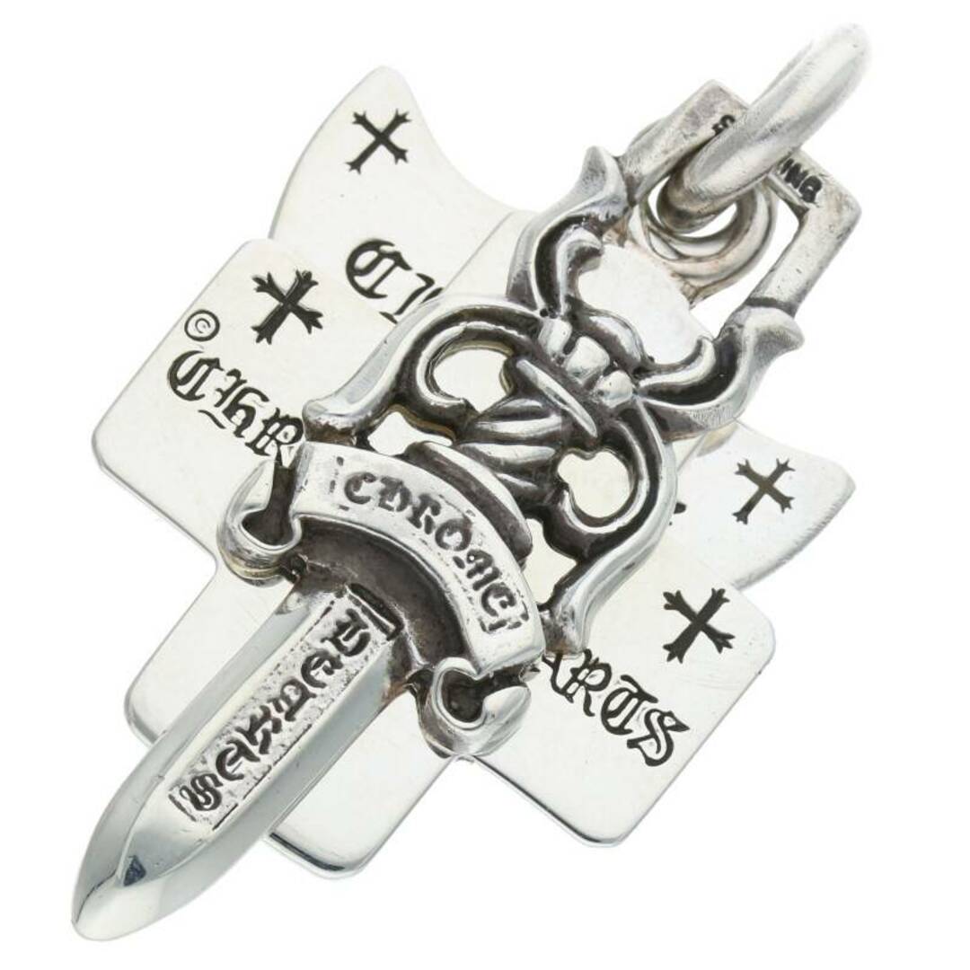 CHROME HEARTS クロムハーツ 3TRINKETS/スリートリンケッツペンダント シルバーネックレストップ