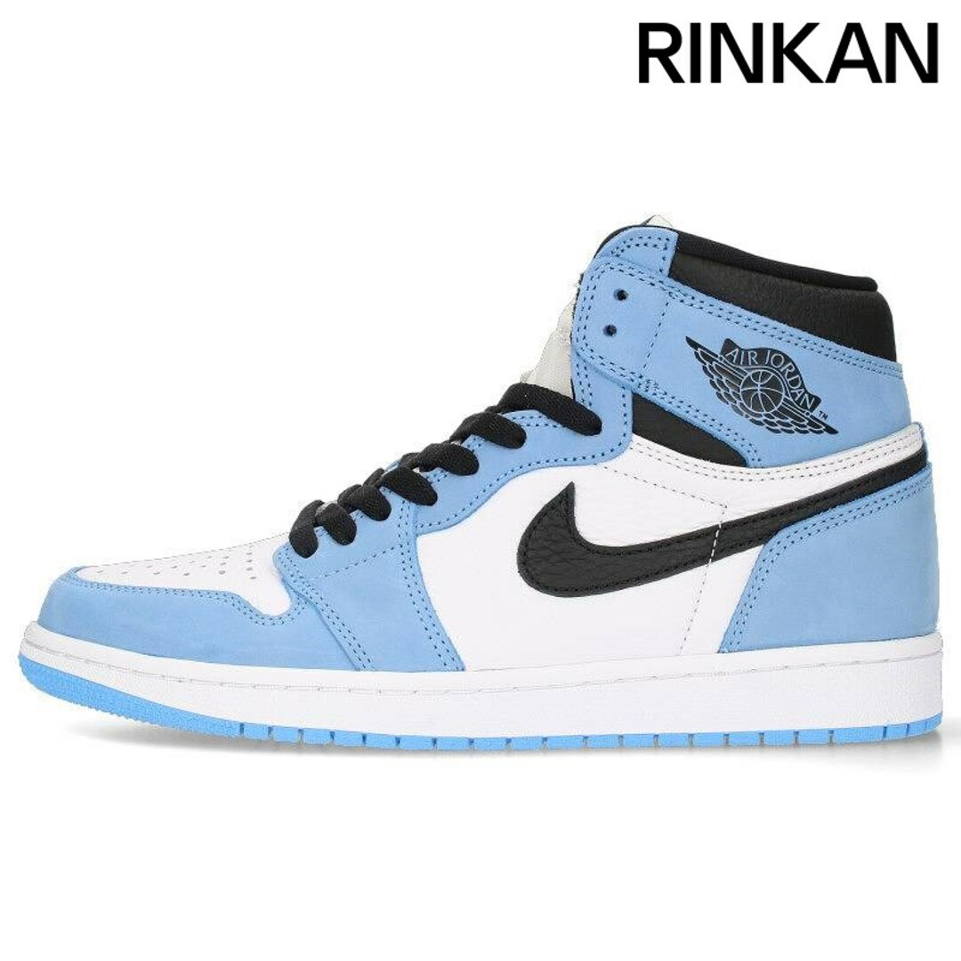 ナイキ  AIR JORDAN 1 RETRO HIGH OG UNIVERCITY BLUE 555088-134 エアジョーダンワンハイユニバーシティーブルースニーカー メンズ 27.5cm