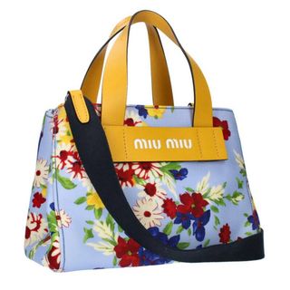 ミュウミュウ(miumiu)のミュウミュウ フラワー柄ハンドバッグ レディース(ハンドバッグ)