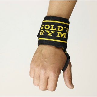 ゴールドジム(GOLD'S GYM)のGOLD'S GYM(ゴールドジム) ループ付リストラップ G3511  (トレーニング用品)