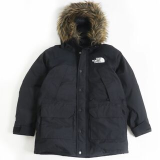 ザノースフェイス(THE NORTH FACE)の美品□THE NORTH FACE/ザ ノースフェイス ND91935 MOUNTAIN DOWN COAT ダブルZIP GORE-TEX ダウンコート/ジャケット ブラック XS 正規品(ダウンジャケット)