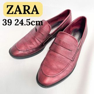 再値下げ！！ zara ハイヒールブルーチャー