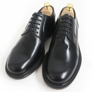 ディオールオム(DIOR HOMME)の未使用品□DIOR/ディオール オム プレーントゥ レースアップ ドレスシューズ/レザーシューズ ブラック 39 1/2 イタリア製 メンズ◎(ドレス/ビジネス)