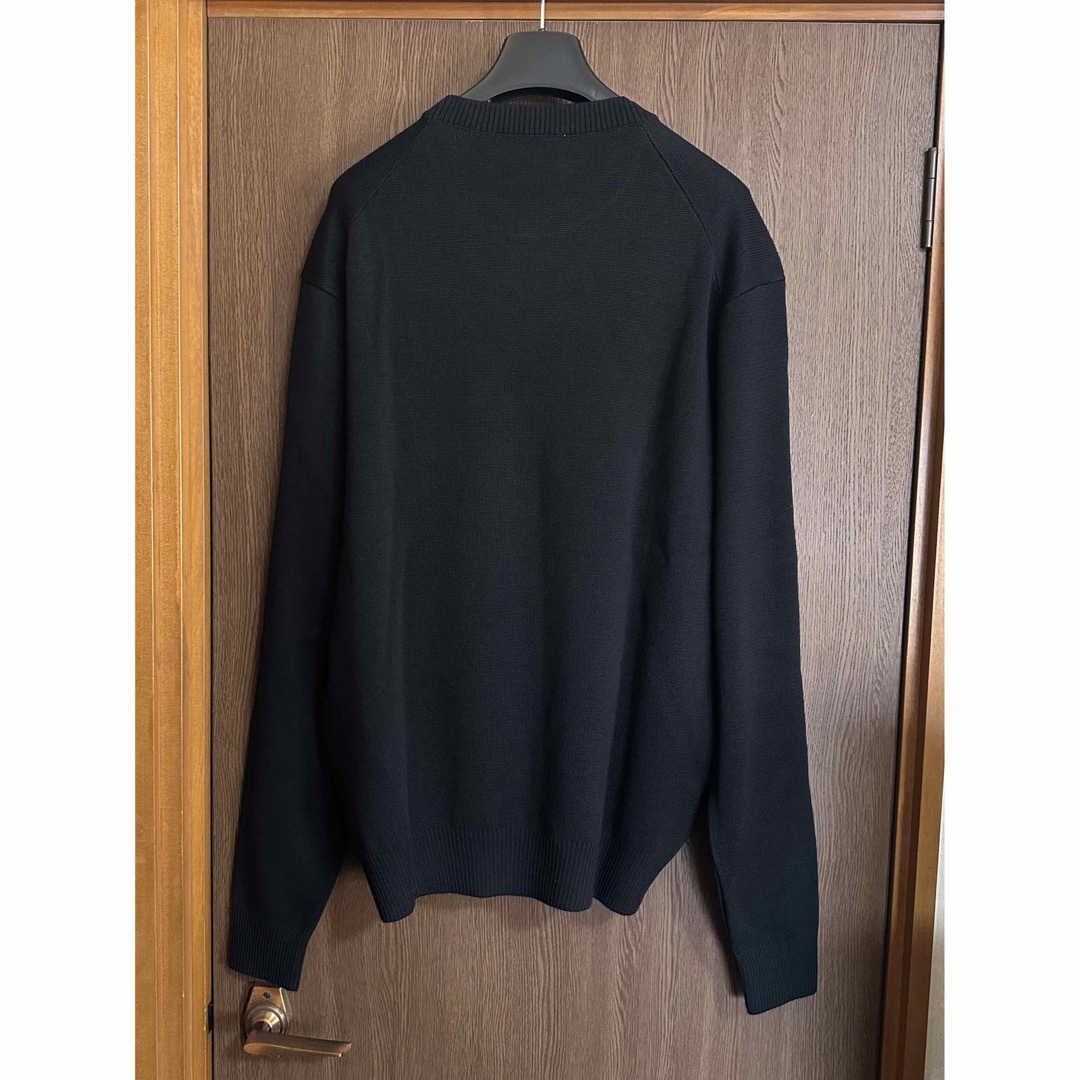 黒XL新品 AMI Paris アミ グラフィック ニット パーカー セーター