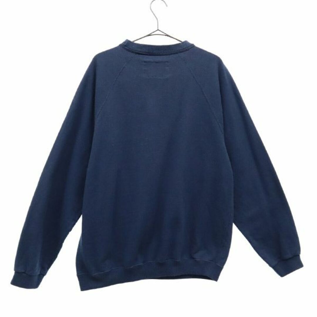 Champion - チャンピオン ワッペン 長袖 スウェット L ネイビー