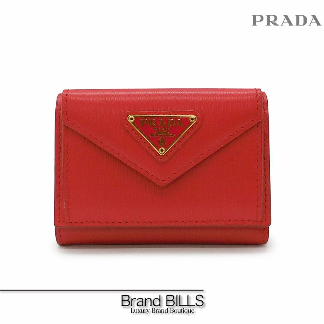 PRADA - 未使用品 プラダ 三つ折り財布 コンパクトウォレット 1MH021