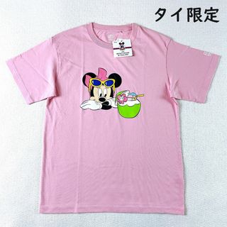 ユニクロ(UNIQLO)の≪タイ限定≫ユニクロ×ディズニー（ピンクキッズ160）☆ミニー(Tシャツ(半袖/袖なし))