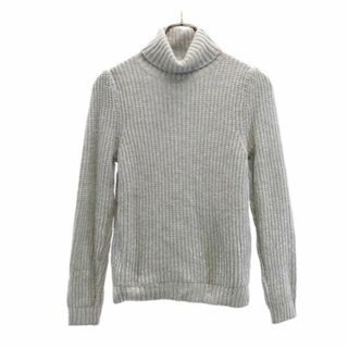 アルマーニエクスチェンジ(ARMANI EXCHANGE)のアルマーニエクスチェンジ 長袖 ウールブレンド タートルネック ニット XS グレー ARMANI EXCHANGE ラメコーティング セーター レディース 古着 【231108】(ニット/セーター)