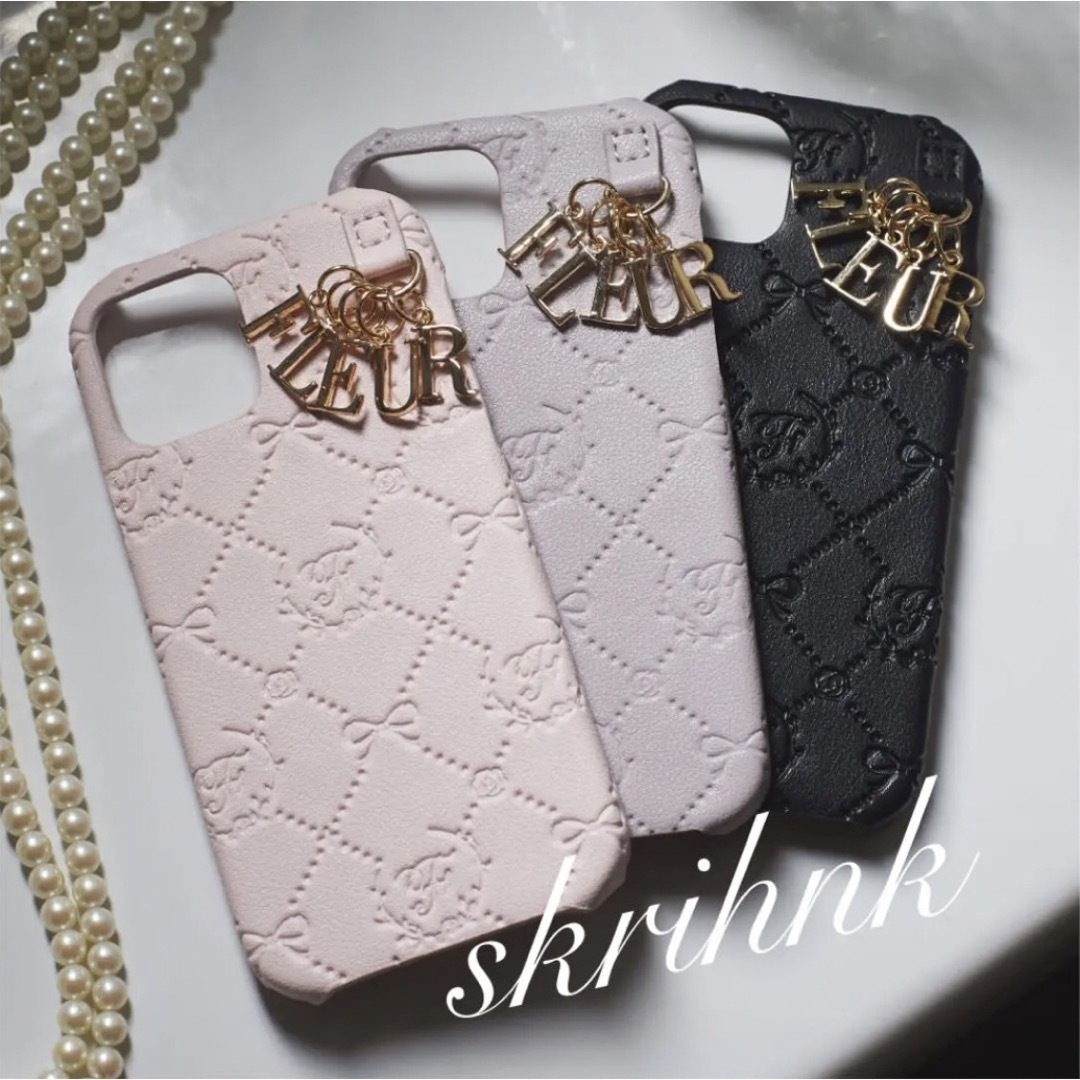 Maison de FLEUR(メゾンドフルール)の♡メゾンドフルールモノグラムiPhone12/12Proケース♡ライトピンク♡ スマホ/家電/カメラのスマホアクセサリー(iPhoneケース)の商品写真