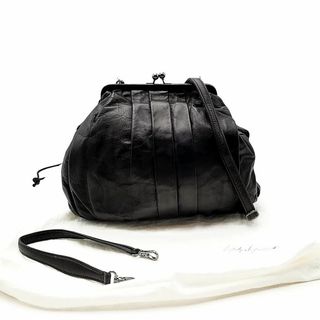 ヨウジヤマモト(Yohji Yamamoto)の美品 ヨウジヤマモト ショルダーバッグ ホースハイド 03-23103012(ショルダーバッグ)