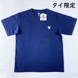 ユニクロ(UNIQLO)の≪タイ限定≫ユニクロ×ディズニー☆（紺キッズ160）☆伝統楽器(Tシャツ(半袖/袖なし))