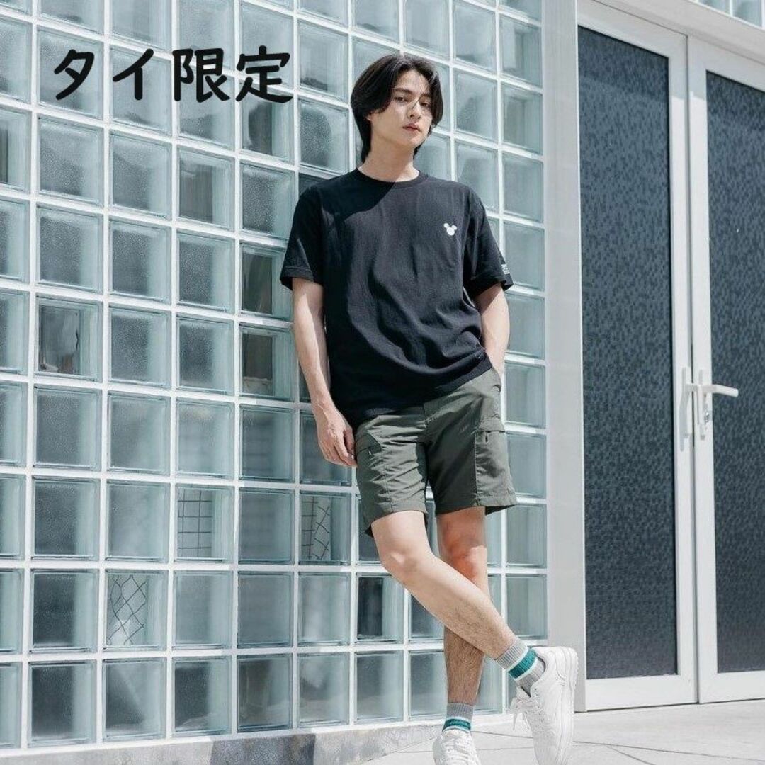 UNIQLO(ユニクロ)の★セール実施中‼★≪タイ限定≫ユニクロ×ディズニー☆Tシャツ（黒・S）☆伝統楽器 レディースのトップス(Tシャツ(半袖/袖なし))の商品写真