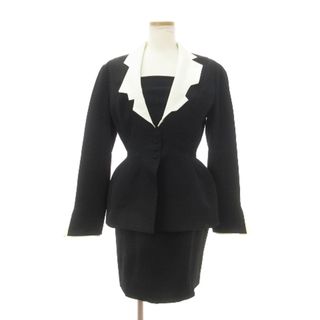 ティエリーミュグレー(Thierry Mugler)のティエリーミュグレー スーツ ジャケット スカート コルセット 黒 9AR(礼服/喪服)