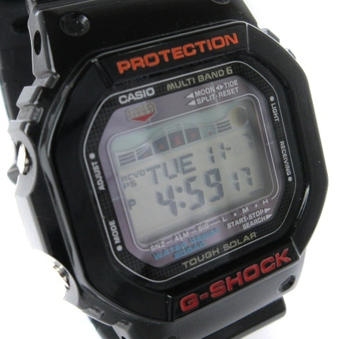 カシオジーショック 腕時計 ウォッチ デジタル タフソーラー 電波 黒 ■SM1