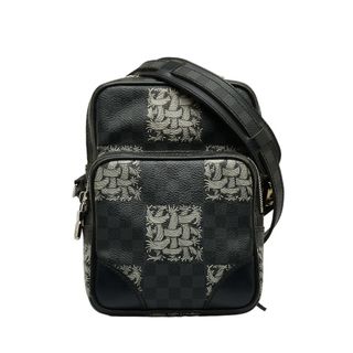 ルイヴィトン(LOUIS VUITTON)のルイ ヴィトン ダミエグラフィット アマゾン クリストファーネメス コラボ 斜め掛け ショルダーバッグ N48239 PVC メンズ LOUIS VUITTON 【1-0121380】(ショルダーバッグ)