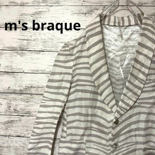 【値下げ】エムズブラック m's braque リネンシャツジャケット