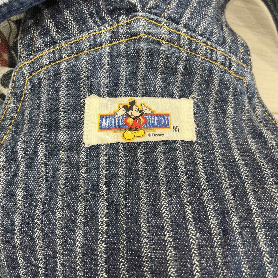 ミッキーマウス(ミッキーマウス)のMickey オーバーオール キッズ/ベビー/マタニティのキッズ服男の子用(90cm~)(パンツ/スパッツ)の商品写真