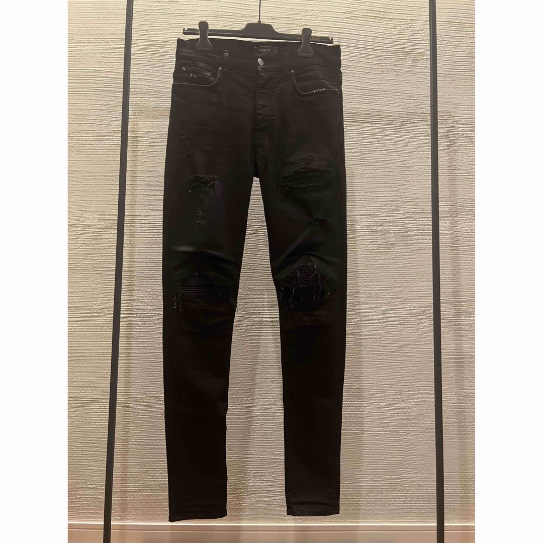 AMIRI - amiri アミリ ショットガン バイカーデニムパンツ 31 スキニー