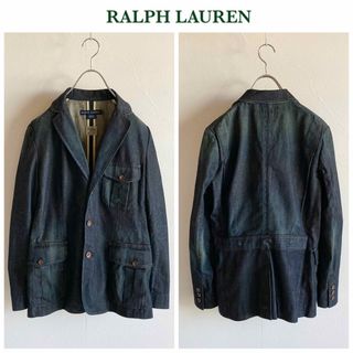 ラルフローレン(Ralph Lauren)のラルフローレン ビンテージ加工 デニム テーラードジャケット 13 インディゴ (Gジャン/デニムジャケット)