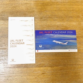 ジャル(ニホンコウクウ)(JAL(日本航空))のJAL  2024  卓上　カレンダー(カレンダー/スケジュール)