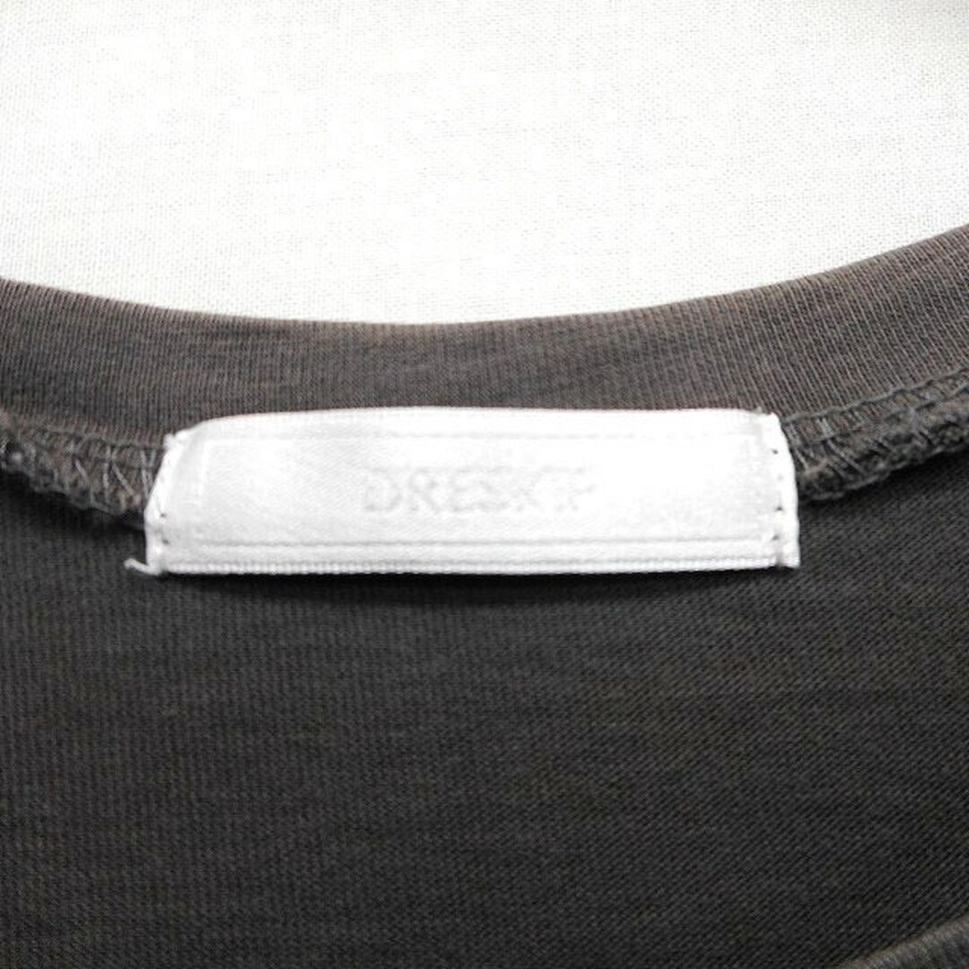 DRESKIP(ドレスキップ)のドレスキップ DRESKIP Tシャツ カットソー 英字 プリント 半袖 丸首 レディースのトップス(Tシャツ(半袖/袖なし))の商品写真