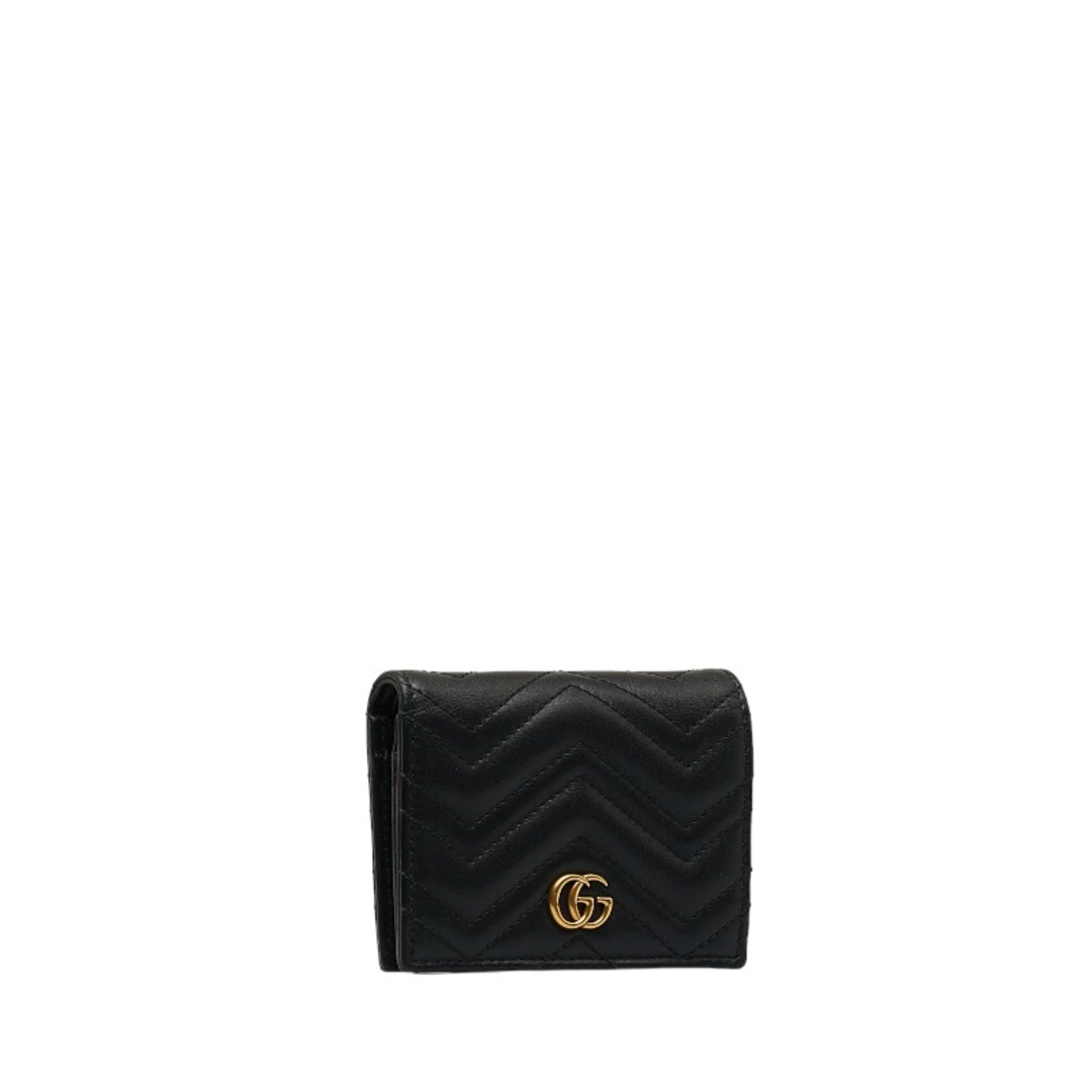 美品‼️】GUCCI グッチ GGマーモント コンパクトウォレット 466492-