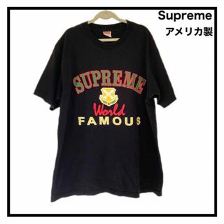 シュプリーム(Supreme)の【Supreme】Tシャツ　アメリカ製　XL  半袖　world famous(Tシャツ/カットソー(半袖/袖なし))