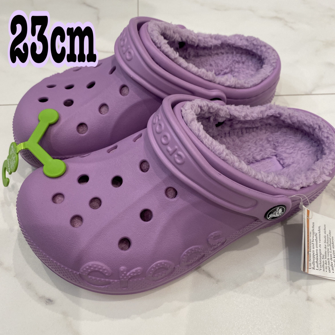 新品★送料込み★ボア付きクロックス★サンダル★crocs★23cm | フリマアプリ ラクマ